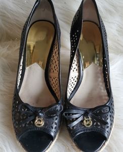 Michael Kors Black Wedge Size 8